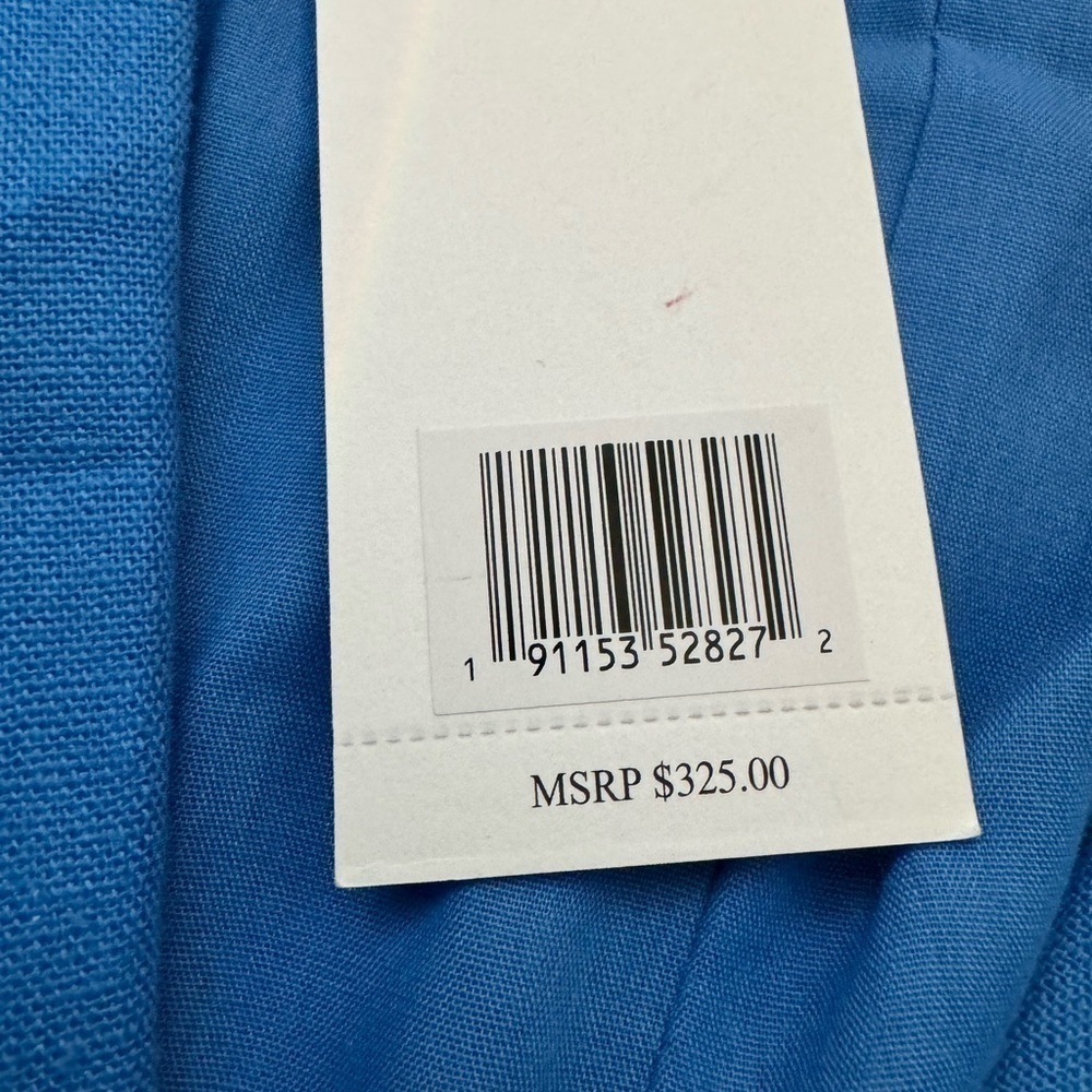 Jason Wu- NWT Blue Linen Braided Cropped Blazer Jackrt - Picture 2 of 8